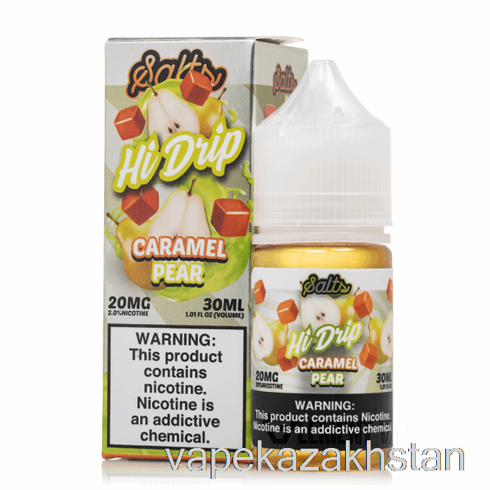 Vape Disposable Caramel Pear - Hi-Drip Salts - 30mL 20mg